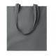 COTTONEL COLOUR + Baumwoll-Einkaufstasche , Dark grey
